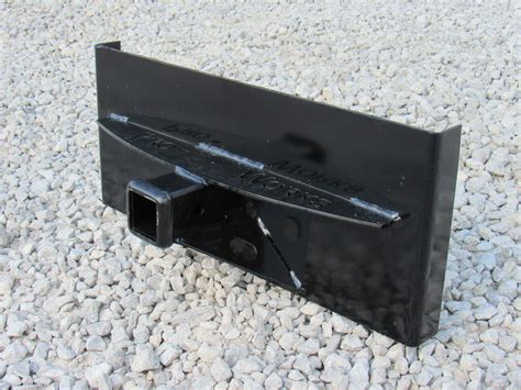 skid steer hitch adapter|skid steer trailer hitch attachment.